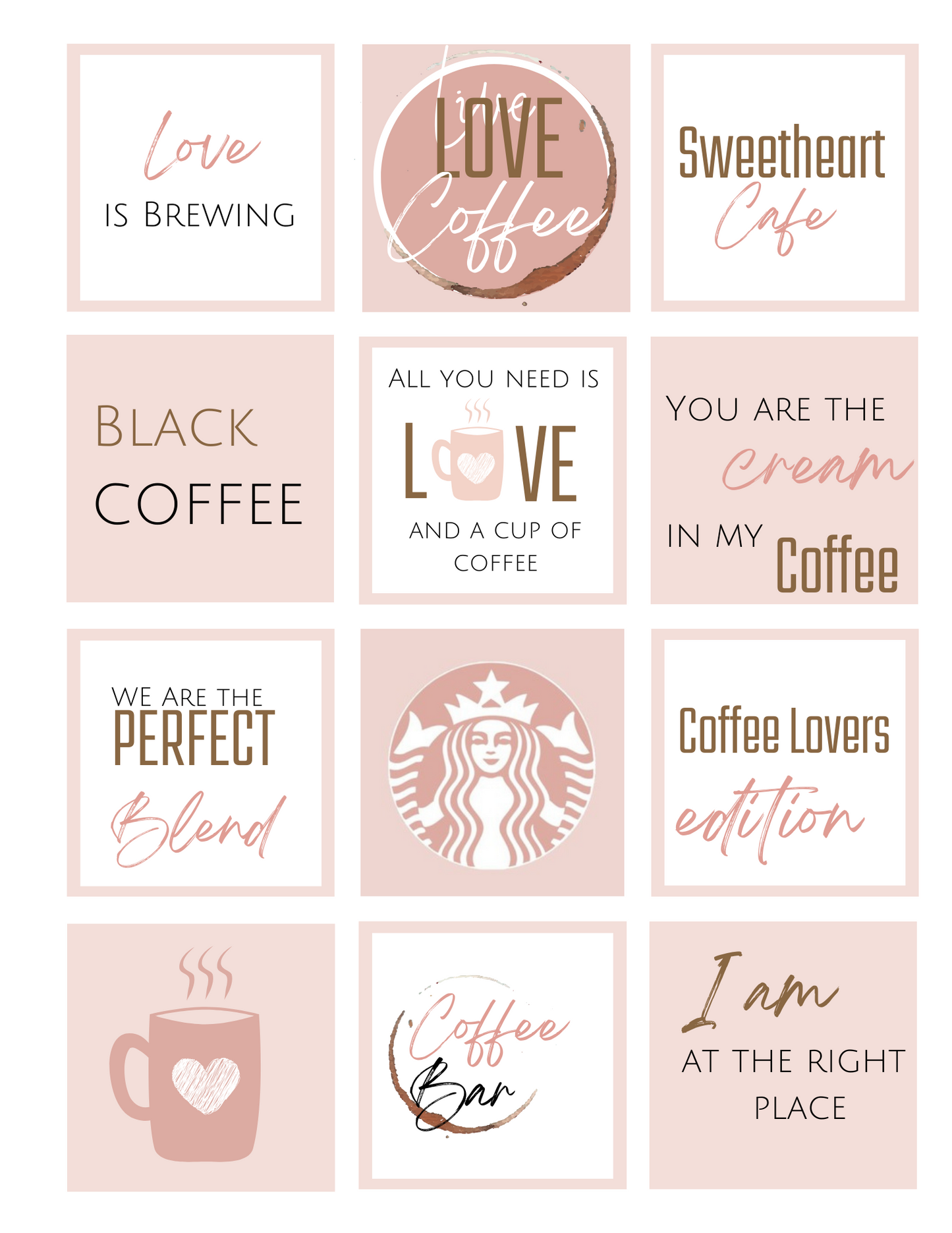 Luxury Vision Board Digital & Printable