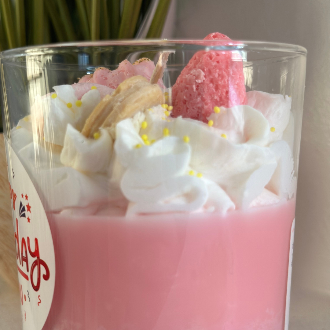 Birthday Cake Dessert Candle Soy Candle 8oz