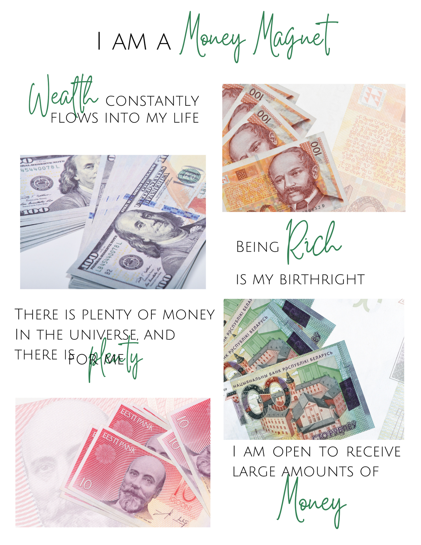 I Am Vision Board (Printable)