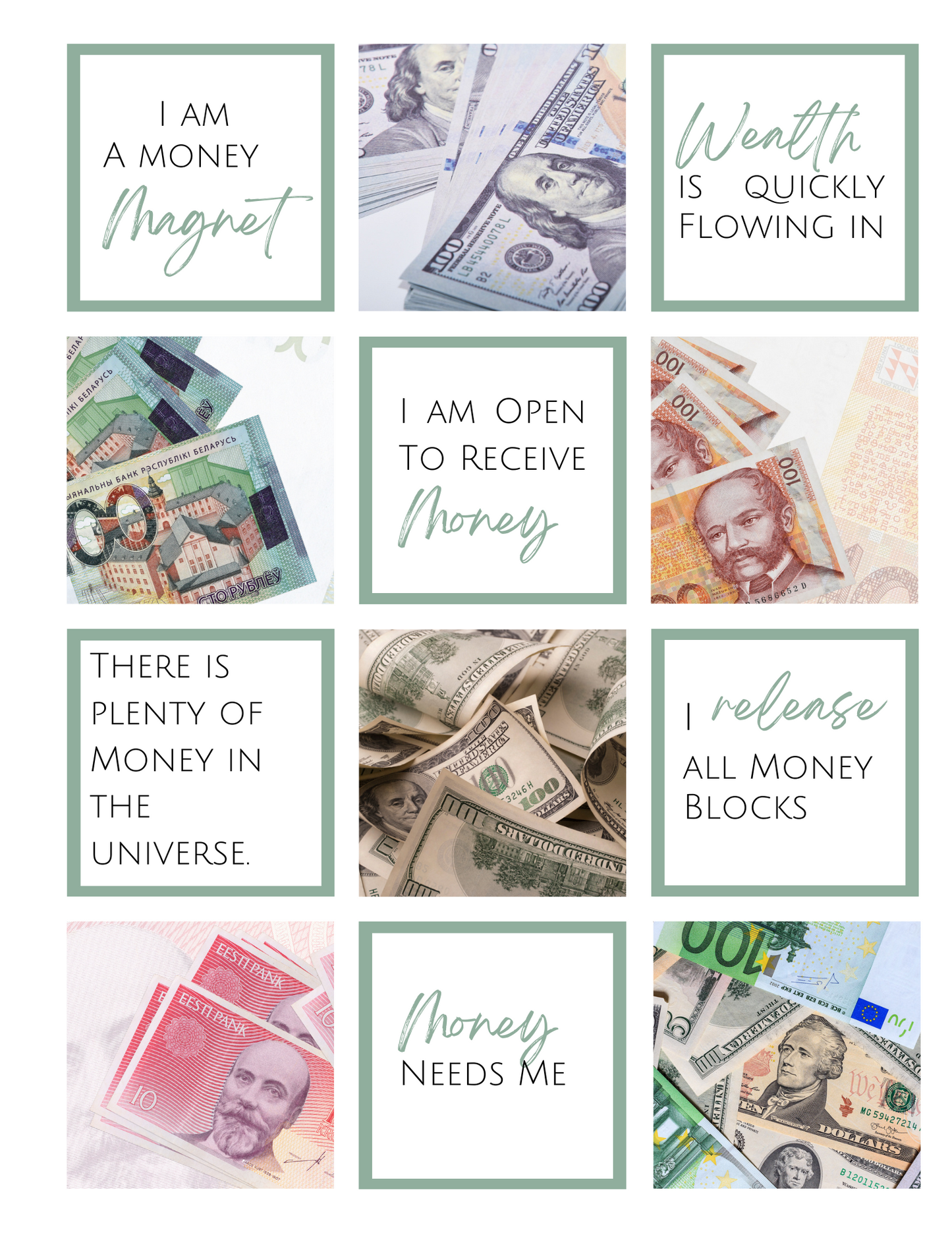 I Am Vision Board (Printable)