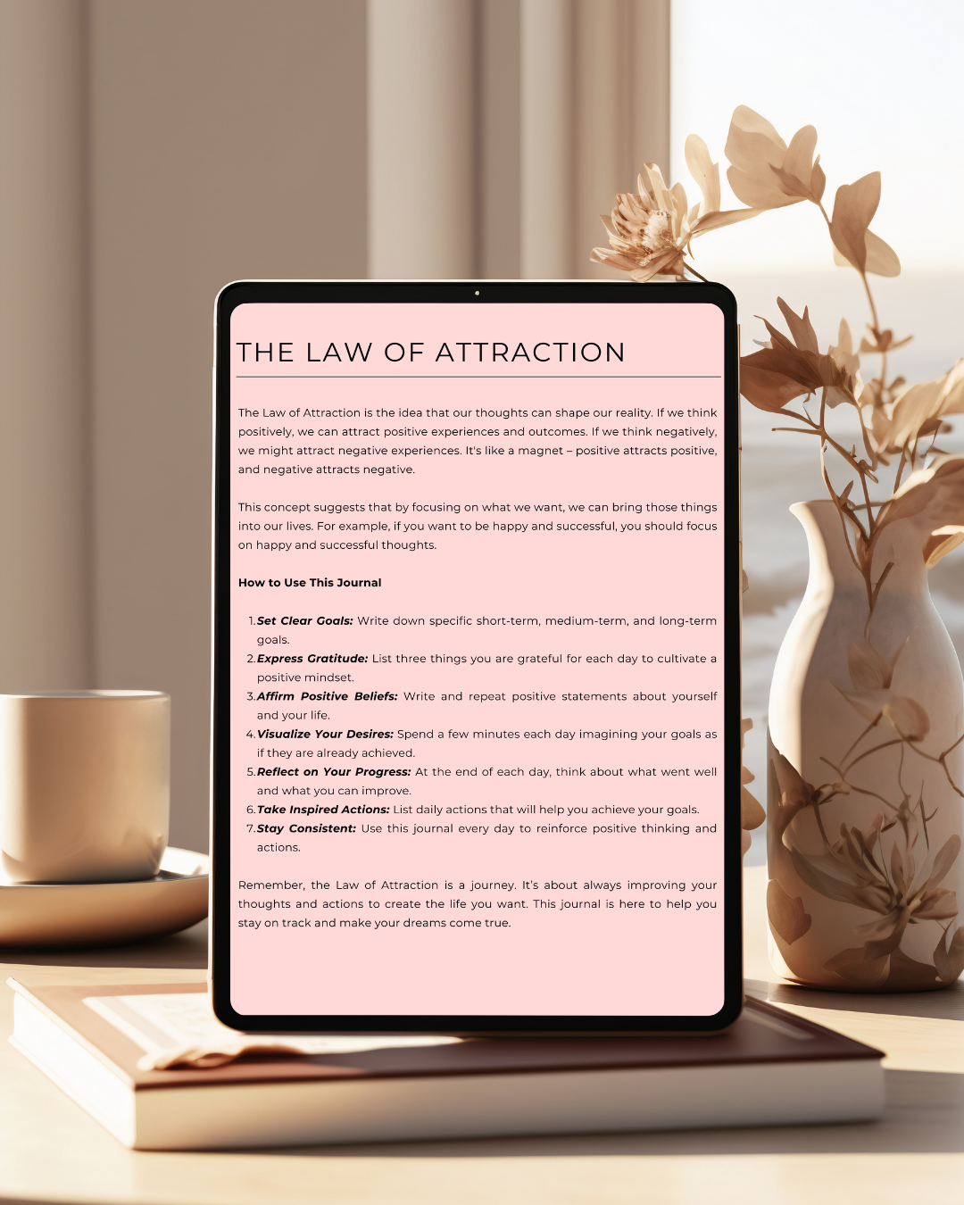 The Law Of Attraction Journal