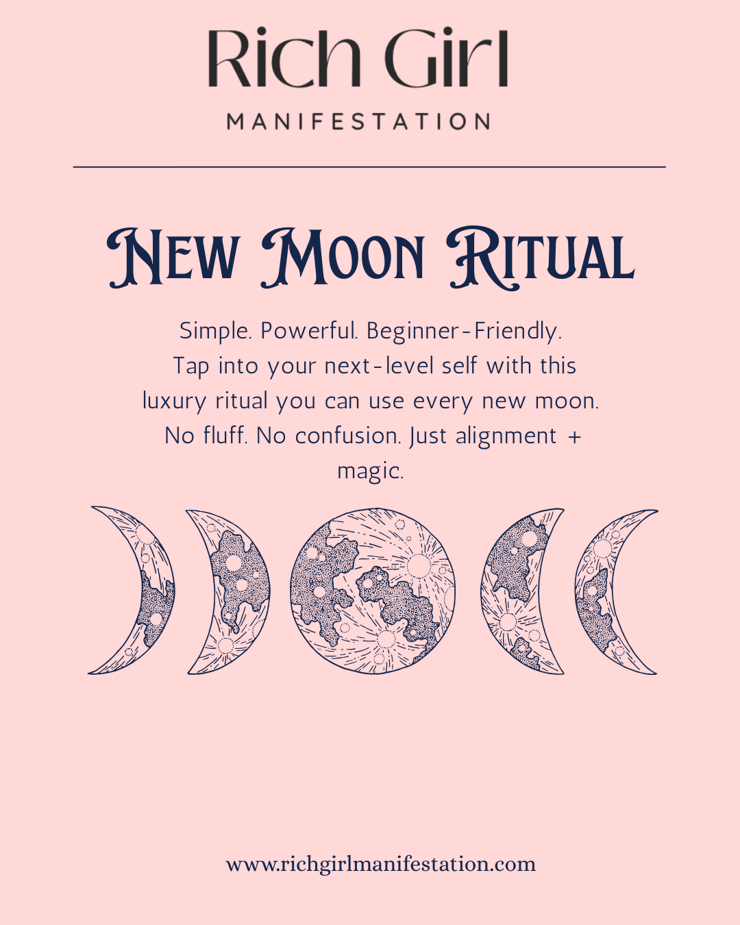 New Moon Ritual Guide – Rich Girl Manifestation